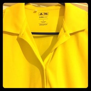 Yellow Adidas Ladies Golf Shirt